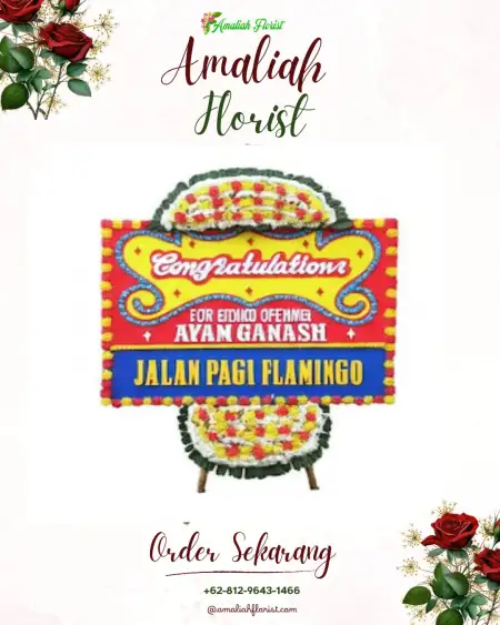 Sewa Papan Bunga Menes